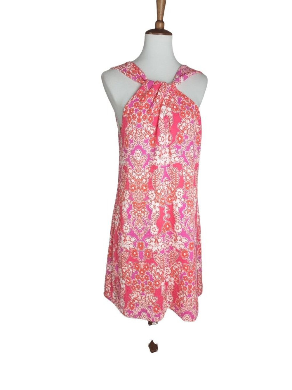 Kensie Key hole Halter Shift Dress Womens size 12